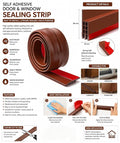 23309Self Adhesive Window Sealing Strip in a roll, designed to block gaps around windows and doors for improved comfort.
